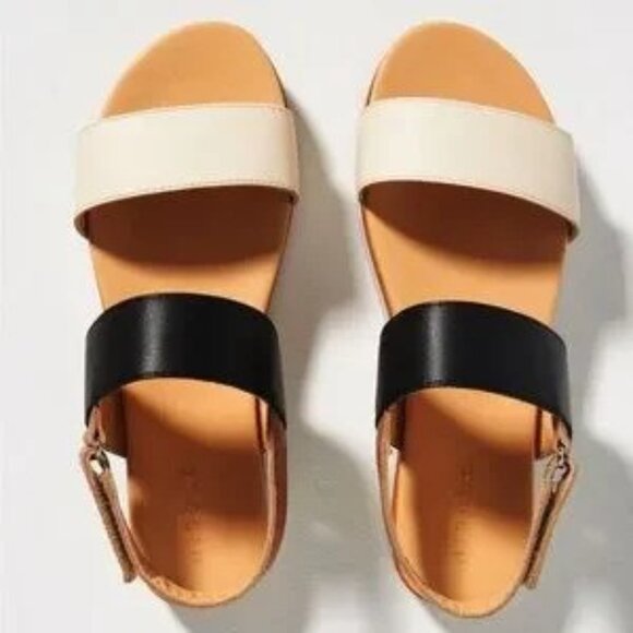 Anthropologie Nisolo Go-To Leather Platform Sandals Size 8.5 - Picture 1 of 11